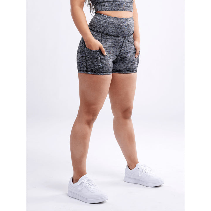 JupiterGear High-Waisted Athletic Shorts with Pockets Womens Size S/M or L/XL Image 3