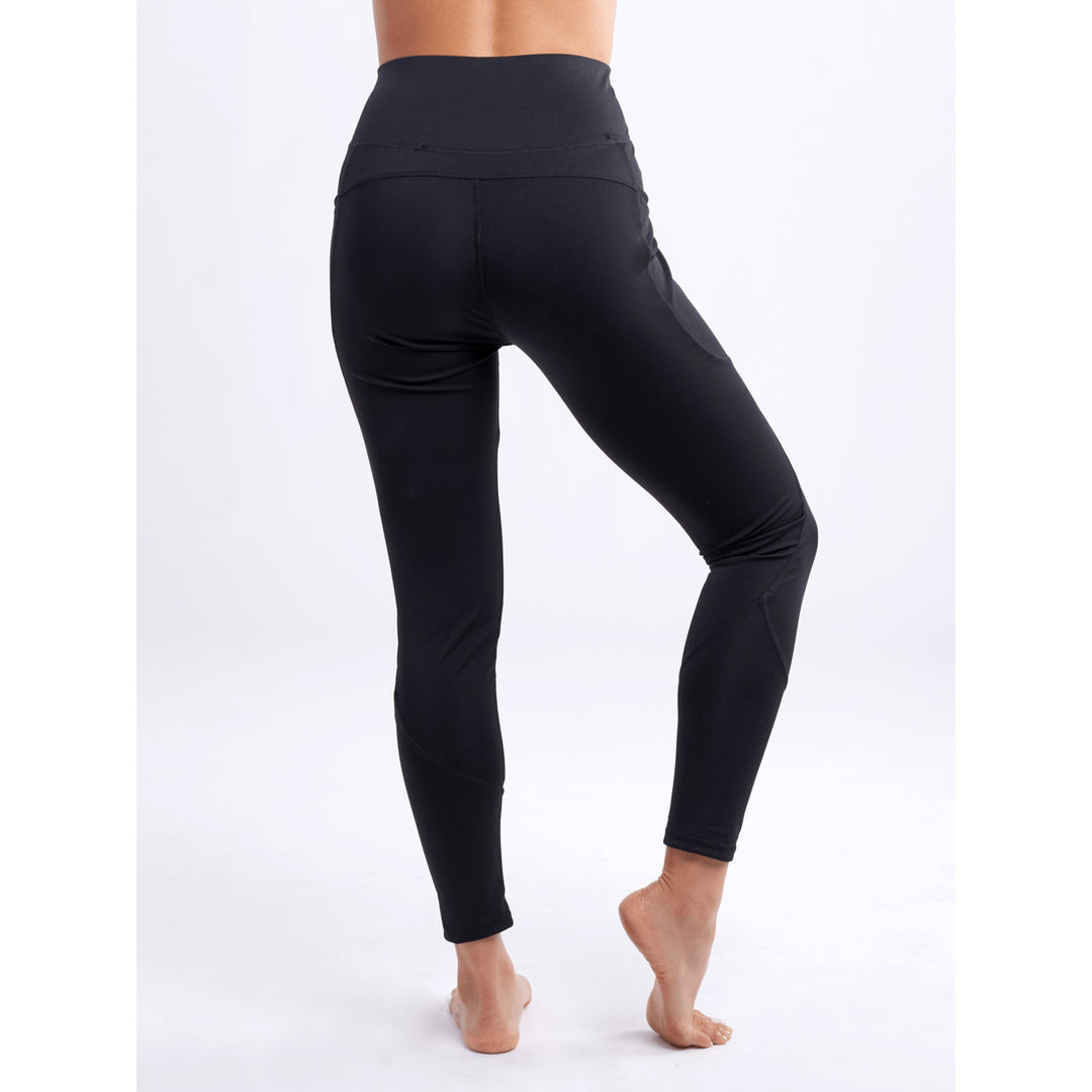 High-Waisted Classic Gym Leggings with Side Pockets Image 11