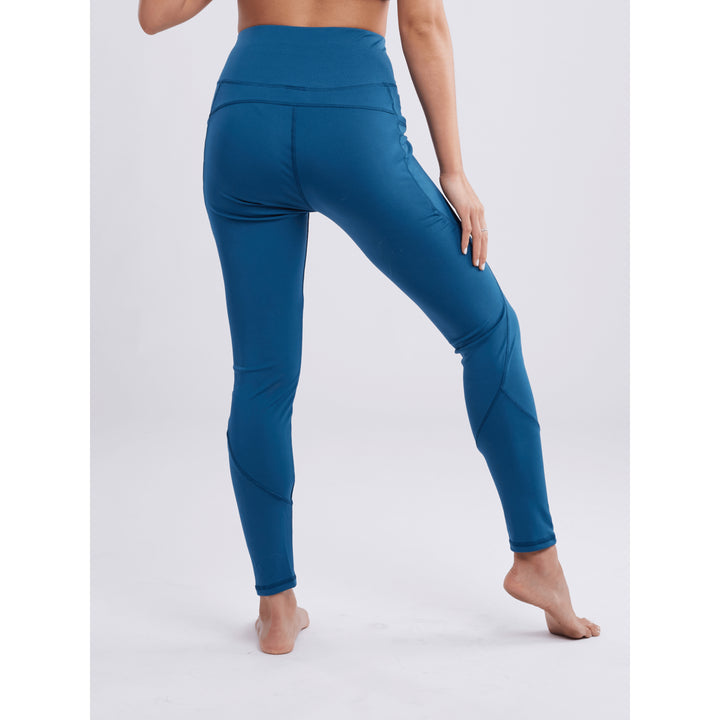 High-Waisted Classic Gym Leggings with Side Pockets Image 12