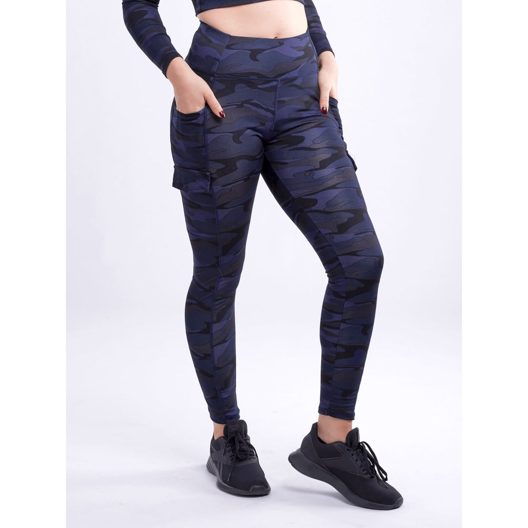 JupiterGear High-Waisted Tactical Leggings with Cargo Pockets Womens Size S/M Image 4