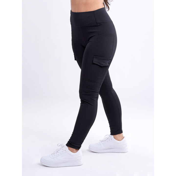 JupiterGear High-Waisted Tactical Leggings with Cargo Pockets Womens Size S/M Image 8