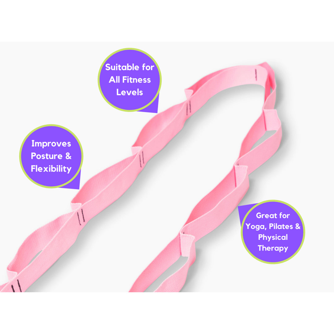 Multi-Loop Stretching Strap for Yoga and Pilates Image 3