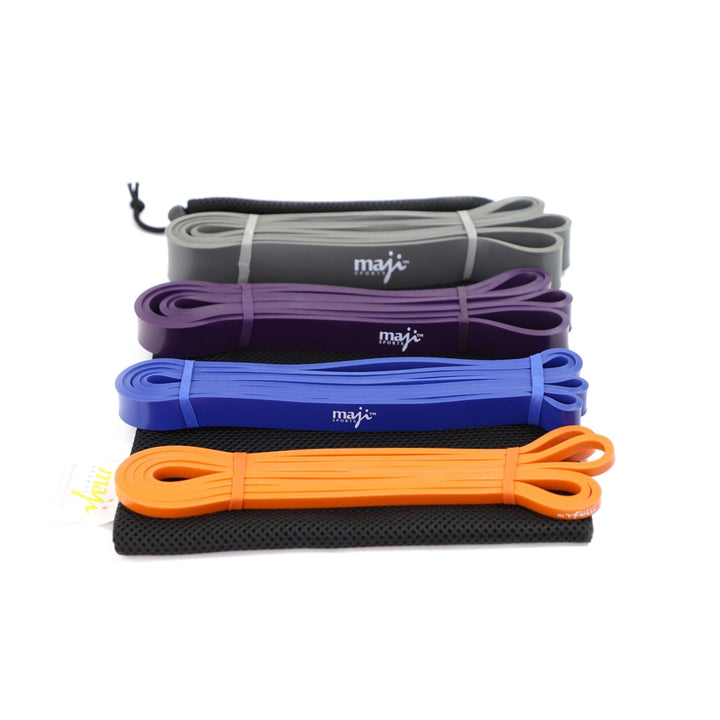 Four Pack Full Body Workout Resistance Bands for Strength Training Pilates Yoga Image 2