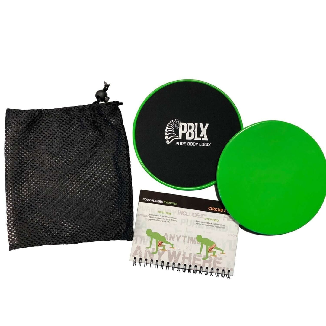 PBLX Gliders Set With Workout Booklet Image 1