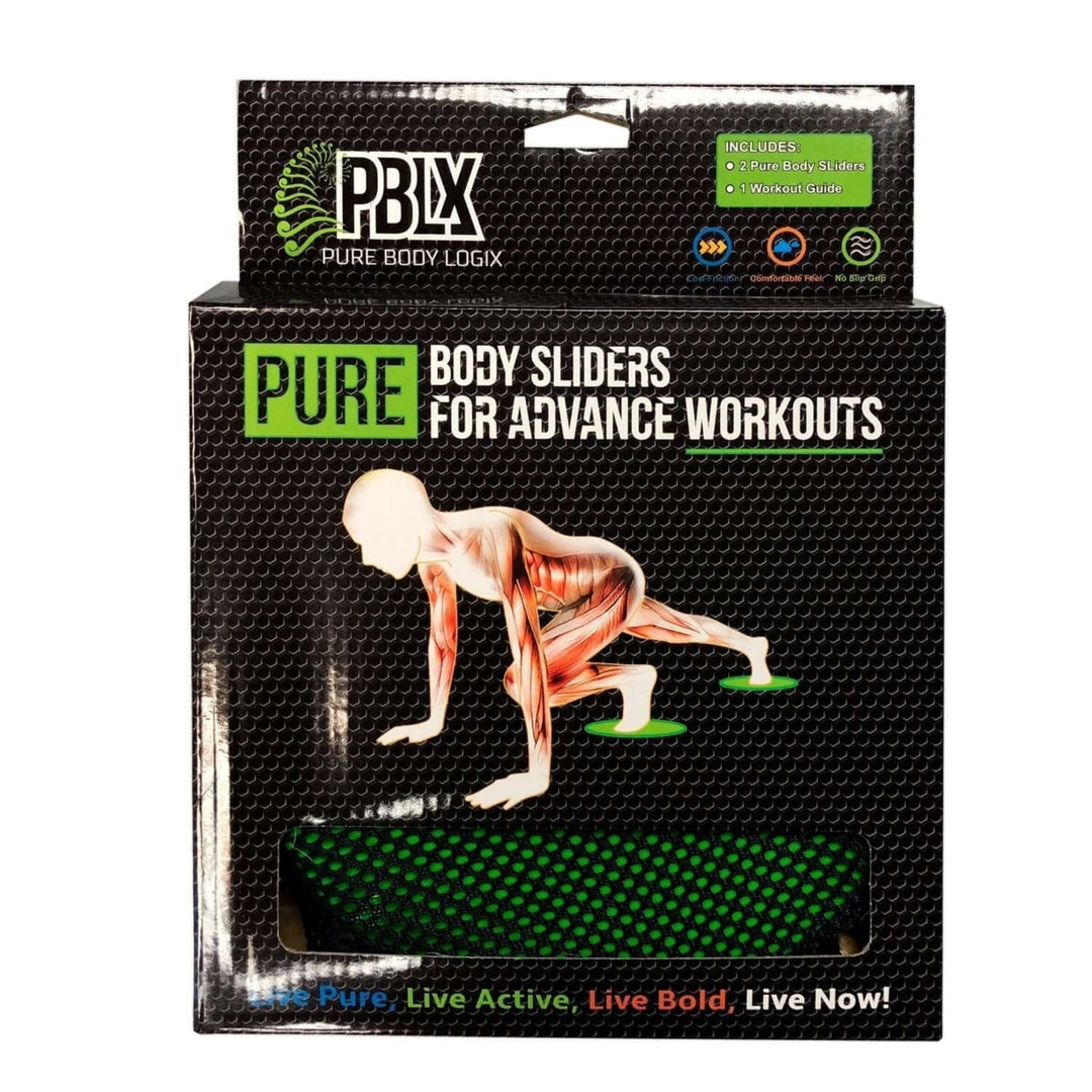 PBLX Gliders Set With Workout Booklet Image 2