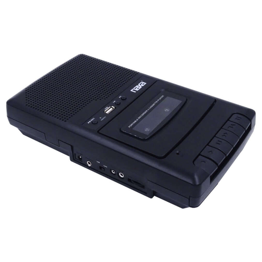 Naxa Portable Cassette Recorder Digital Converter USB Microphone 3.5mm Headphone Image 1