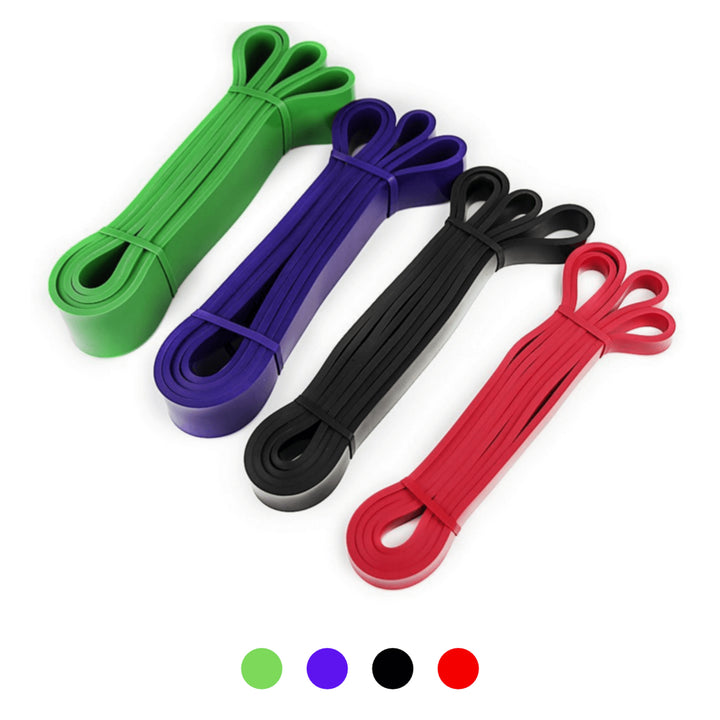 JupiterGear Resistance Bands for Powerlifting Pull Ups 4 Levels of Resistance Image 1