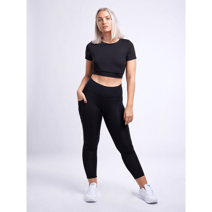 Short-Sleeve Crop Top Image 8