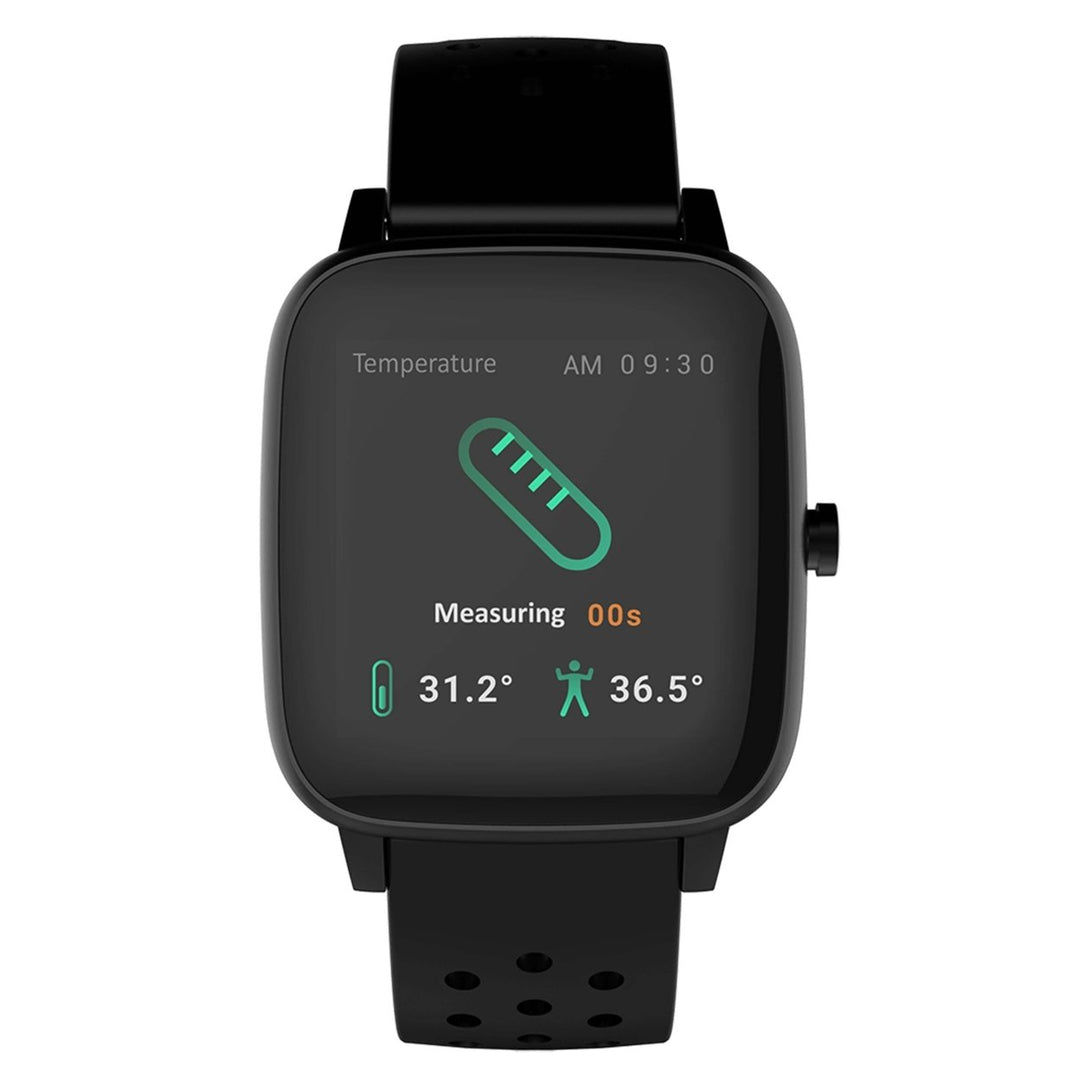 Smartwatch with Dynamic Heart Rate Temperature Blood Oxygen and Blood Pressure Monitor Image 3