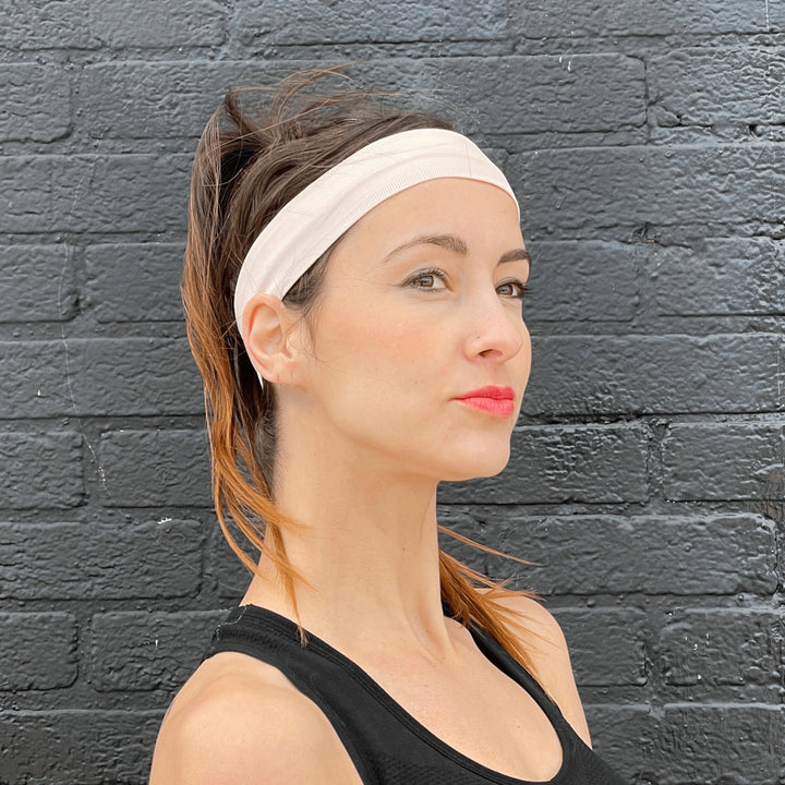 The Runner Sweat-Wicking Headband Moisture Wicking Nylon Spandex Elastic Fit Image 8