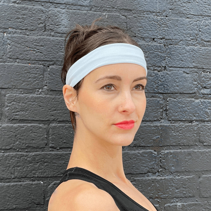 The Runner Sweat-Wicking Headband Moisture Wicking Nylon Spandex Elastic Fit Image 9