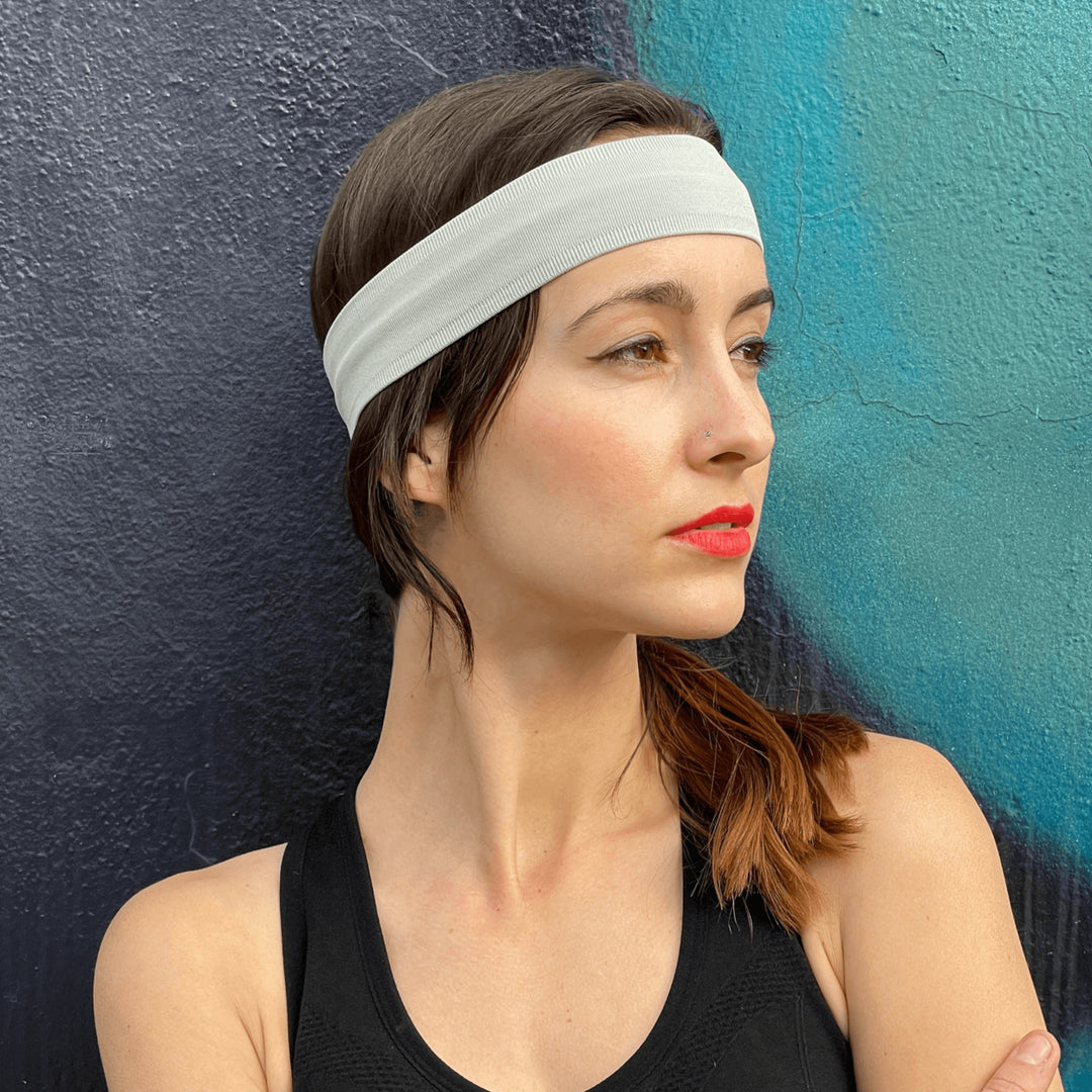 The Runner Sweat-Wicking Headband Moisture Wicking Nylon Spandex Elastic Fit Image 11