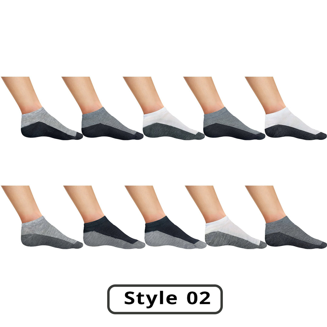 Mens Active Low-Cut Ankle Socks 20 or 40 Pairs Moisture Wicking Cushioned Comfort Image 6