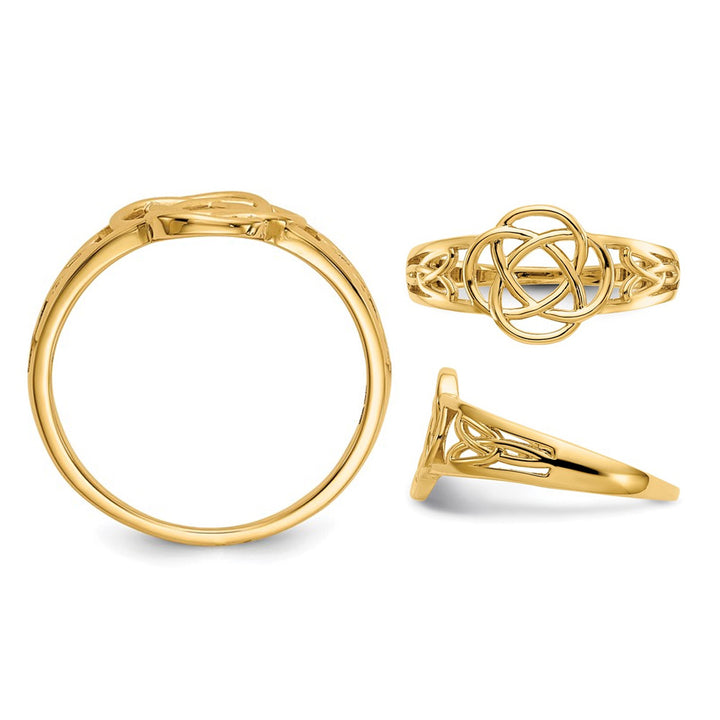 14K Yellow Gold Celtic Knot Ring Image 3