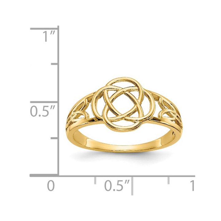 14K Yellow Gold Celtic Knot Ring Image 4