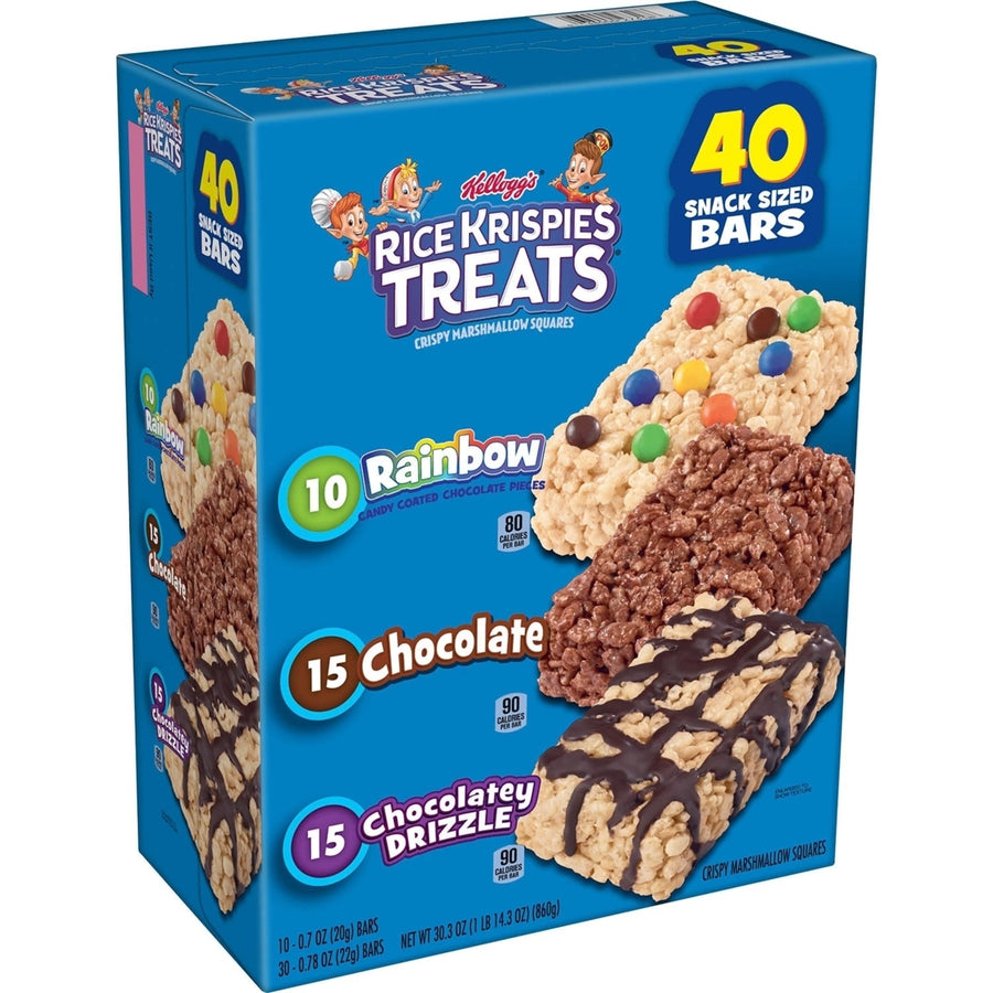 Kelloggs Rice Krispies Treats Snack Size Variety Pack (40 Count) Image 1