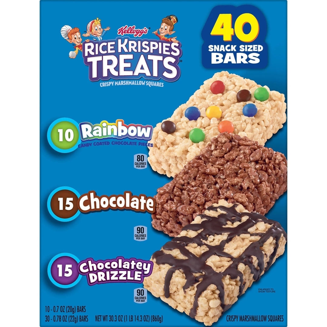 Kelloggs Rice Krispies Treats Snack Size Variety Pack (40 Count) Image 2