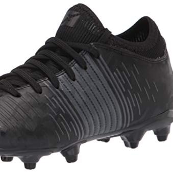 PUMA Future Z 4.1 FG/AG Jr Soccer Shoe Black Asphalt Unisex-Child Size 4 Image 1