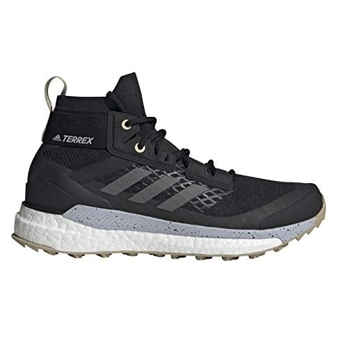 adidas Womens Terrex Free Hiker Primeblue Hiking Shoe CORE BLACK/GREY FOUR/SAVANNAH Image 3