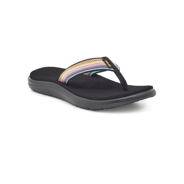 Teva Womens Voya Flip Sandal Antiguous Black Multi - 1019040-ABML ANTIGUOUS BLACK MULTI Image 2