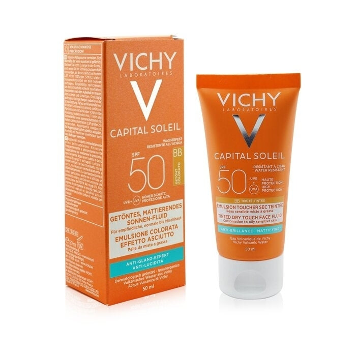 Vichy - Capital Soleil Mattifying BB Tinted Face Fluid Dry Touch SPF 50 (Water Resistant)(50ml/1.69oz) Image 2