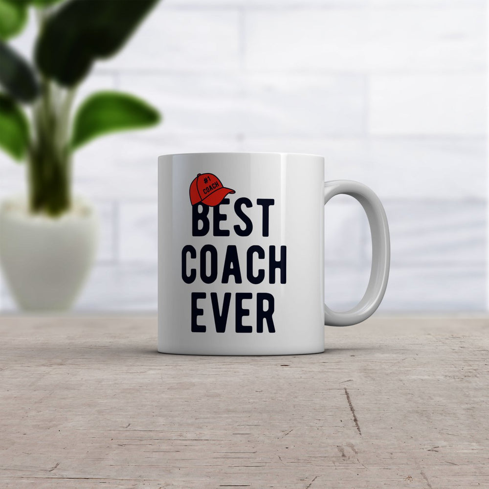 Best Coach Ever Mug Cool Athlete Coaching Gift Graphic Novelty Coffee Cup-11oz Image 2