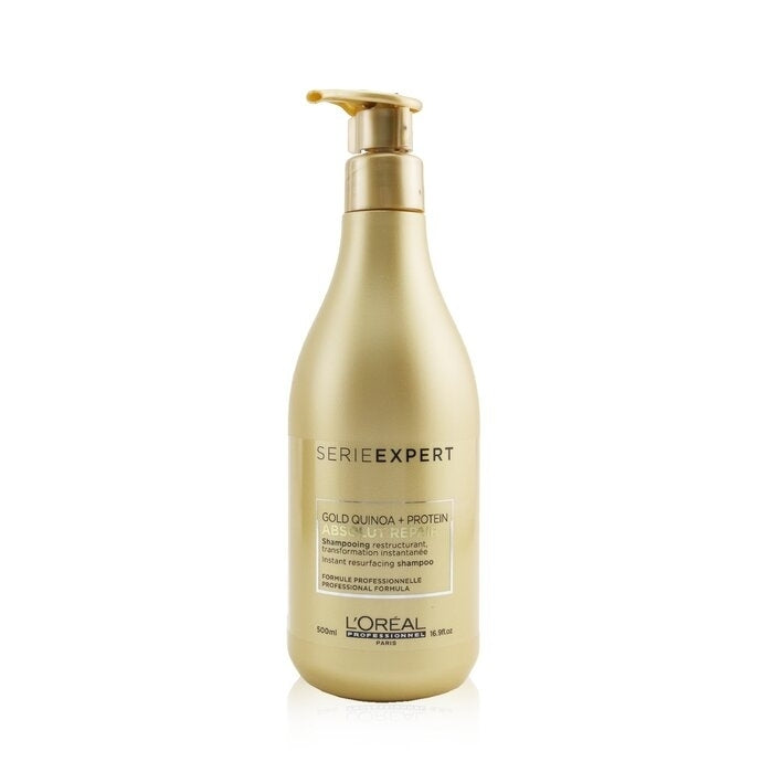 L'Oreal - Professionnel Serie Expert - Absolut Repair Gold Quinoa + Protein Instant Resurfacing Shampoo(500ml/16.9oz) Image 1