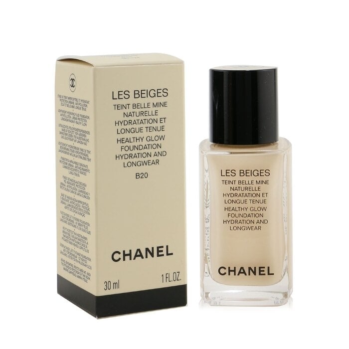 Chanel - Les Beiges Teint Belle Mine Naturelle Healthy Glow Hydration And Longwear Foundation - B20(30ml/1oz) Image 2