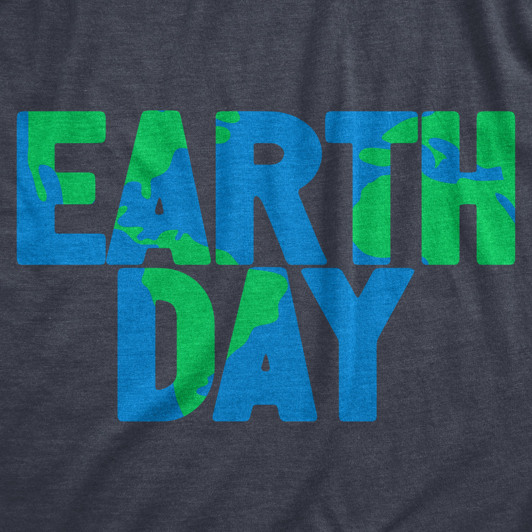 Mens Earth Day T Shirt Cool Green Recycling Nature Lovers Graphic Novelty Tee For Guys Image 2