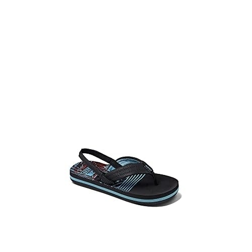 REEF Kids Little Ahi Flip Flops Tropical Dream CI6648 Lightweight Durable EVA Image 1