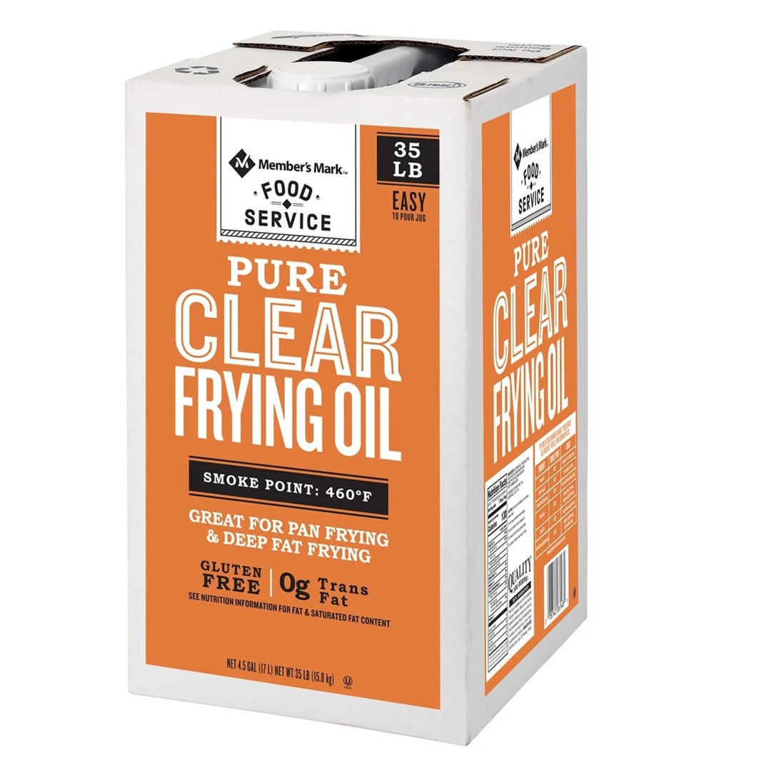 Members Mark 100% Pure Clear Frying Oil (35 Pounds) Image 1