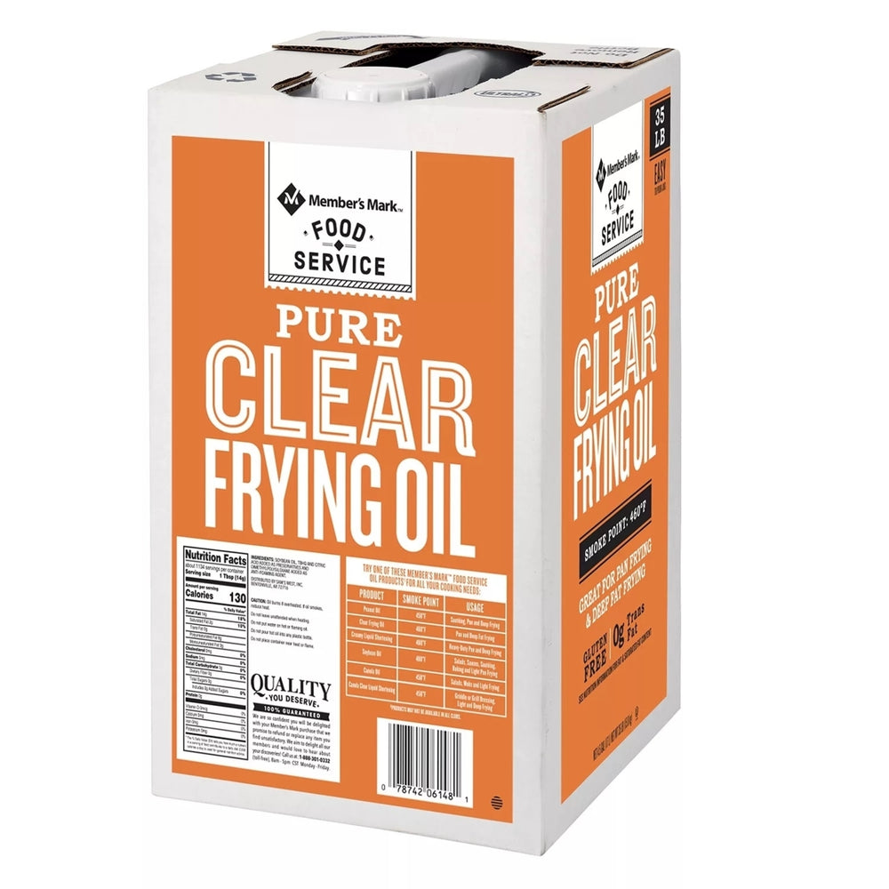 Members Mark 100% Pure Clear Frying Oil (35 Pounds) Image 2