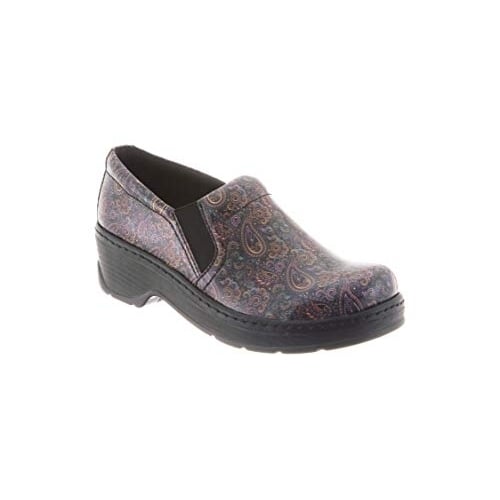 KLOGS Womens Naples Paisley Patent Leather Clog - 0030010472 - 3001-0472 PAISLEY PATENT Image 1