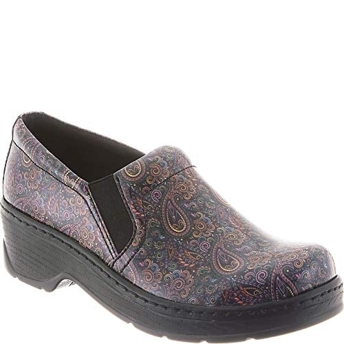 KLOGS Womens Naples Paisley Patent Leather Clog - 0030010472 - 3001-0472 PAISLEY PATENT Image 2