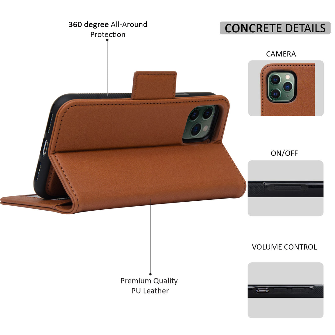 navor Detachable Magnetic Wallet Case with RFID Protection Compatible for iPhone 11 Pro Max 6.5 inch Vajio Series Image 4