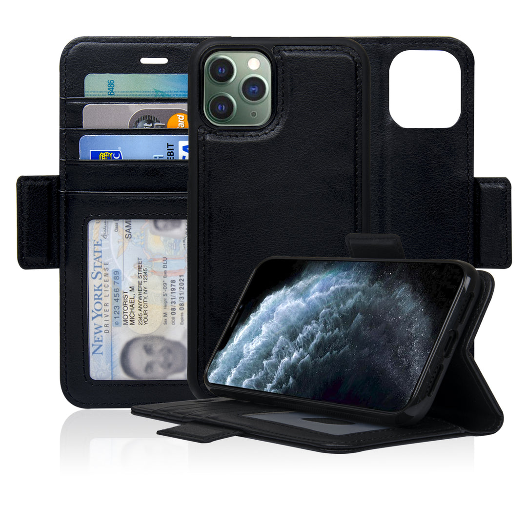 navor Detachable Magnetic Wallet Case with RFID Protection Compatible for iPhone 11 Pro Max 6.5 inch Vajio Series Image 9