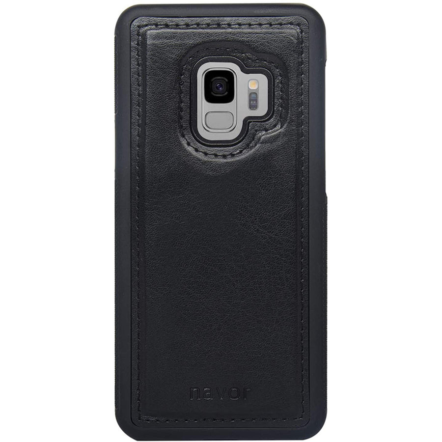 navor Case Compatible with Samsung Galaxy S9 PU Leather Magnetic Slim and Light Premium Cover Image 1