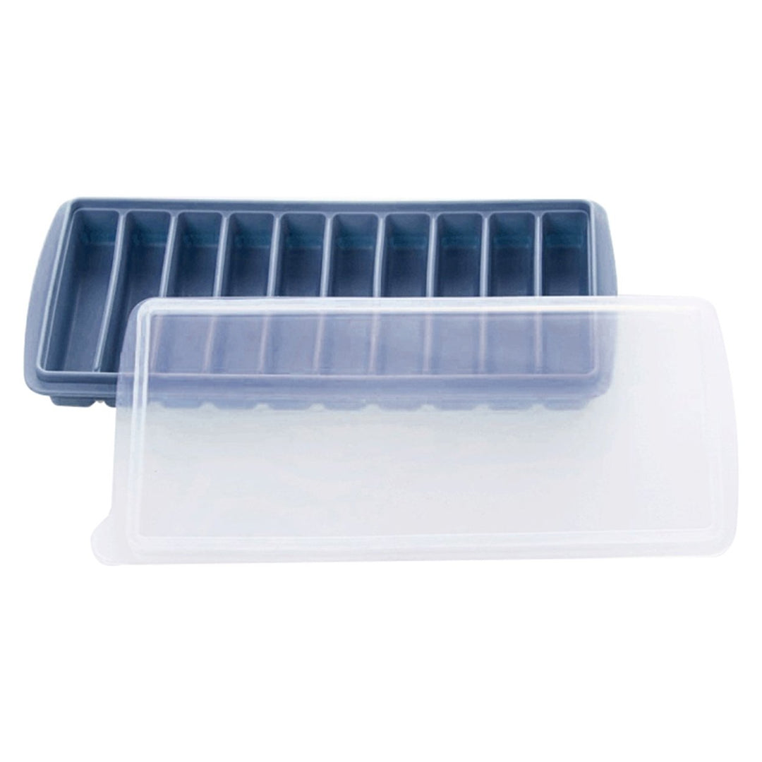 Ice Cube Tray Super Soft Heat Resistant Silicone 10-Cavities Flexible Ice Cube Maker Mold for Home Image 1