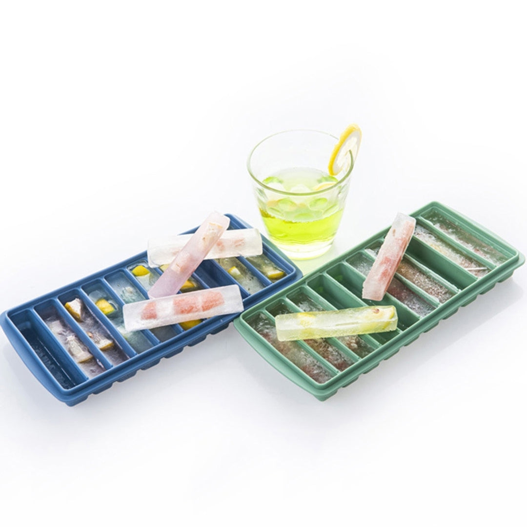 Ice Cube Tray Super Soft Heat Resistant Silicone 10-Cavities Flexible Ice Cube Maker Mold for Home Image 10