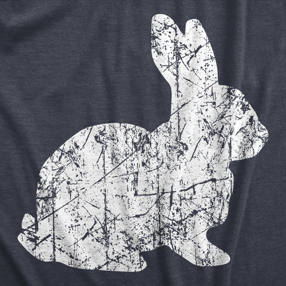 Womens Big Bunny T Shirt Funny Cute Easter Sunday Rabbit Tee For Ladies Image 2