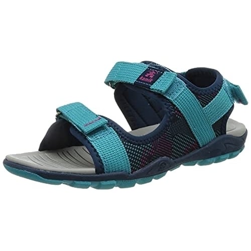 Kamik Kids Jump Sandals Navy/Magenta HK4254 Vegan Quick Drying Size Options Image 4