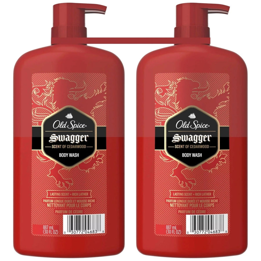 Old Spice Swagger Body Wash for MenScent of Cedarwood30 Fl Oz (Pack of 2) Image 1