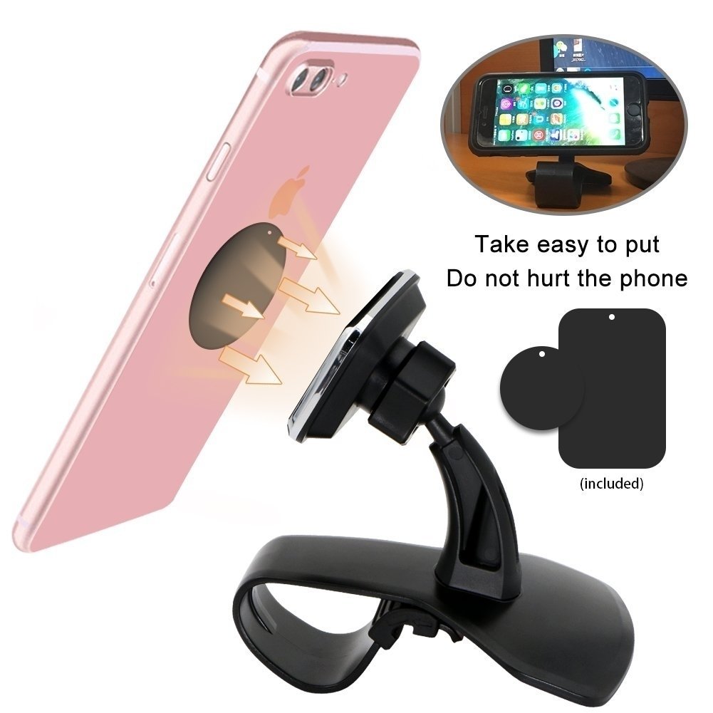 Navor Universal Car Phone Mount Holder for Vent Windshield Dashboard for Smartphones Including iPhone 7,7P 6 6S Galaxy Image 3