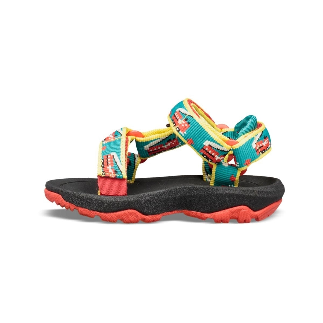 Teva Toddlers Hurricane XLT 2 Sandal Fire Truck Teal - 1019390T-FTTL FIRE TRUCK TEAL Image 3