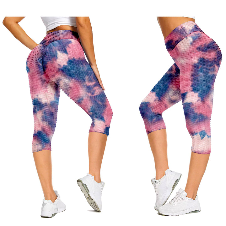 2-Pack Tie Dye Butt Lifting Leggings For Women Image 7