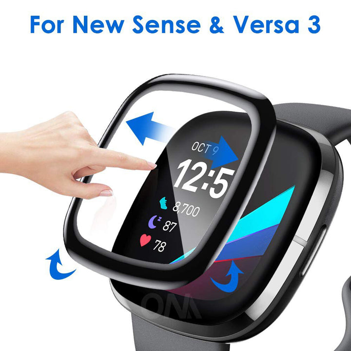 navor 4-Pack Screen Protector Full Coverage Scratch Resistant Waterproof Screen Protective Cover for Smart Watch Image 4