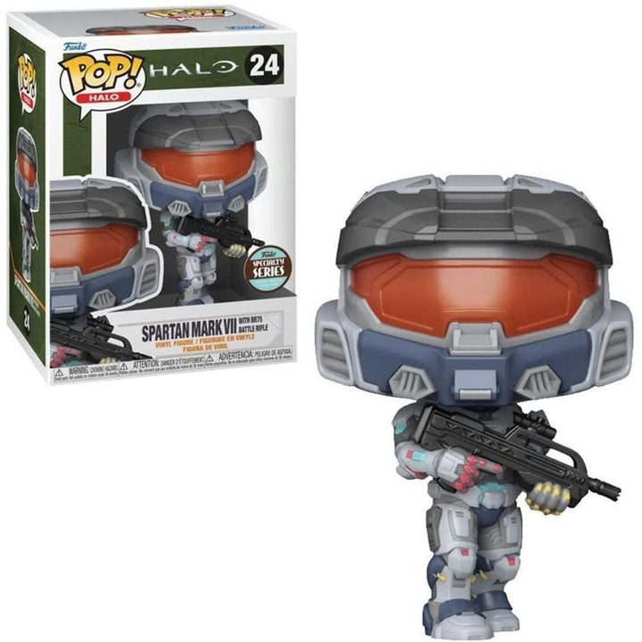 Funko Halo Spartan Mark VII with BR75 Battle Rifle Xbox Game Figure 24 Image 2