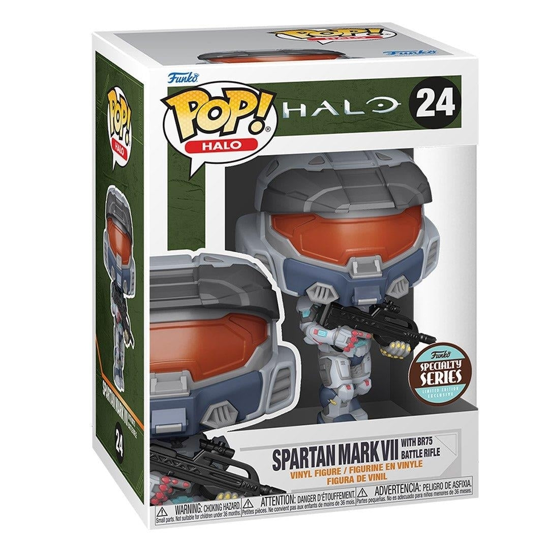 Funko Halo Spartan Mark VII with BR75 Battle Rifle Xbox Game Figure 24 Image 3