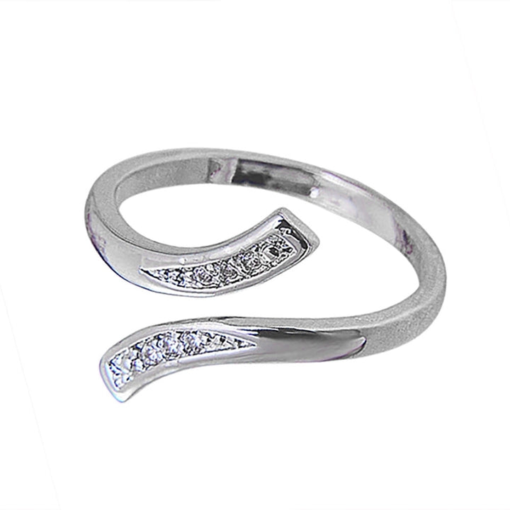 Hot Fashion Charm Womens Natural 925 Sterling Silver Adjustable Size Ring Image 6