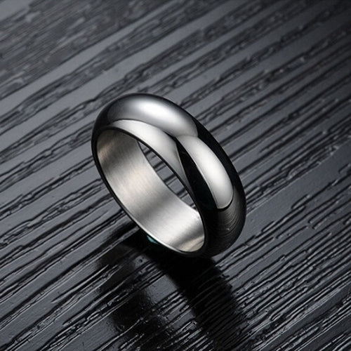 Mens Womens 6mm Titanium Steel Wedding Band Ring Party Jewelry Gift Us 6-10 Image 9